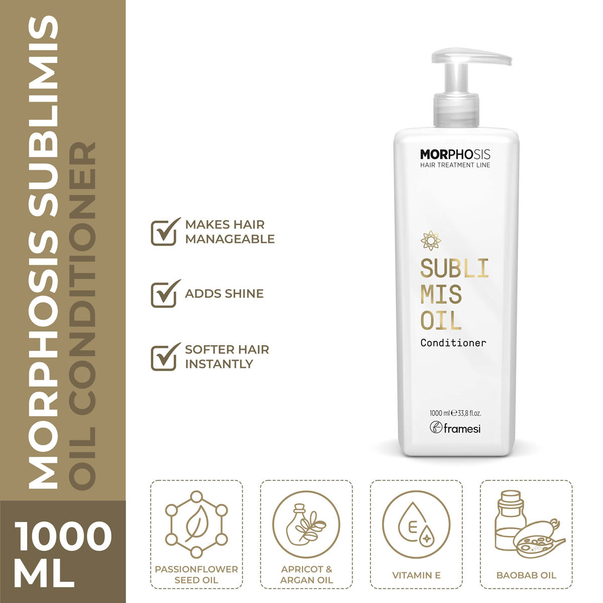 Framesi | Morphosis Sublimis Oil Conditioner - 1000ml