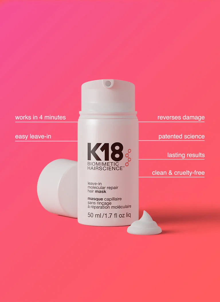 K18 | leave-in molecular repair hair mask