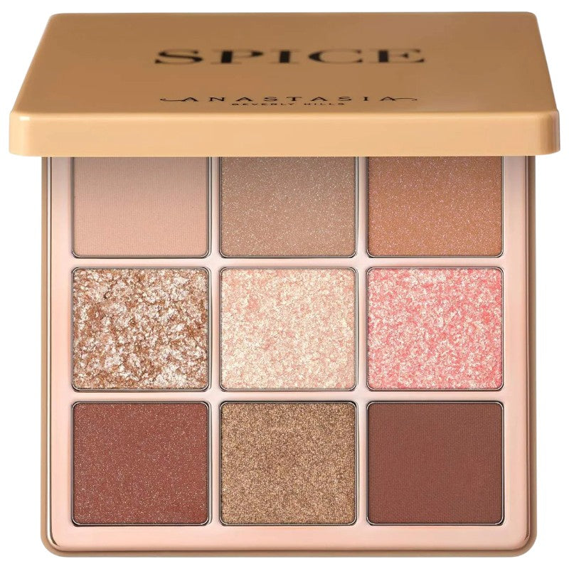 Anastasia Beverly Hills Mini Spice Eye Palette – travel-sized eyeshadow palette with warm matte and shimmer shades for everyday and evening looks, available online in Pakistan
