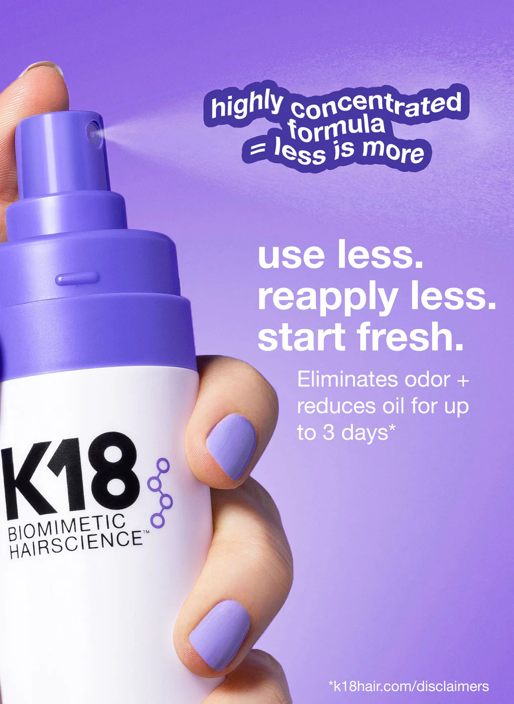 k18 | AirWash™ dry shampoo