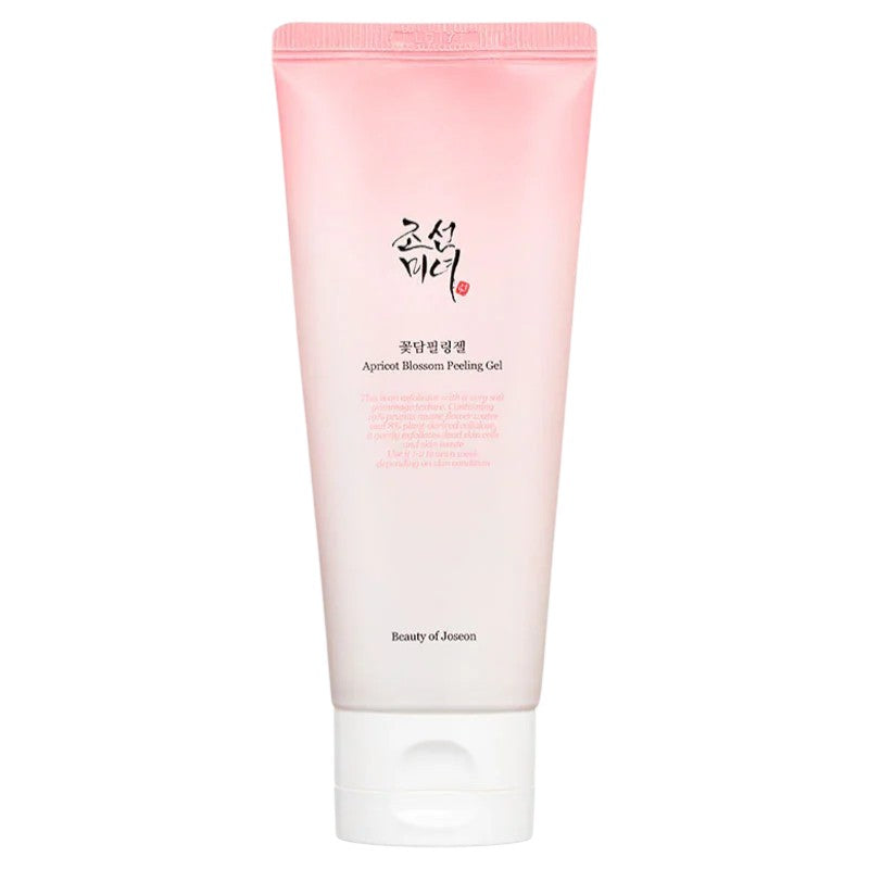 Beauty of Joseon Apricot Blossom Peeling Gel front view, gentle exfoliating gel for glowing skin