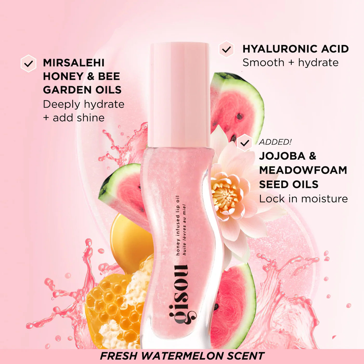 Gisou | Honey Infused Hydrating Lip Oil