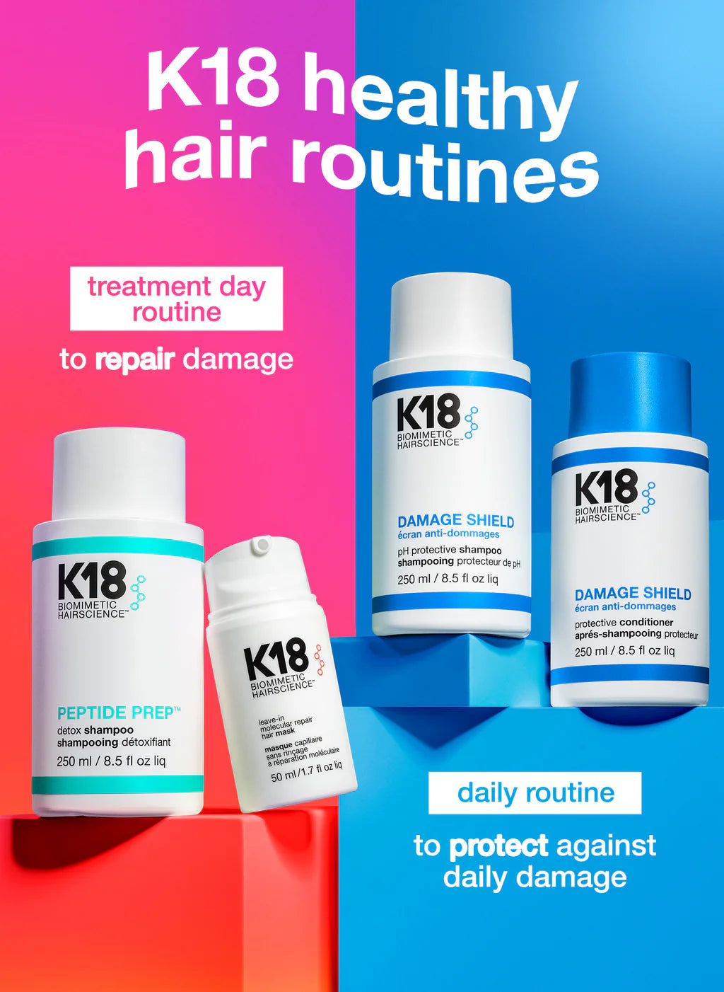 K18 | DAMAGE SHIELD pH protective shampoo
