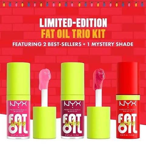 Nyx | Home Alone Fat Oil Lip Drip Trio