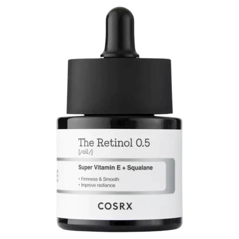 Cosrx The Retinol 0.5 Oil – Korean retinol facial oil for anti-aging, wrinkles, acne scars, and smooth youthful skin in Pakistan