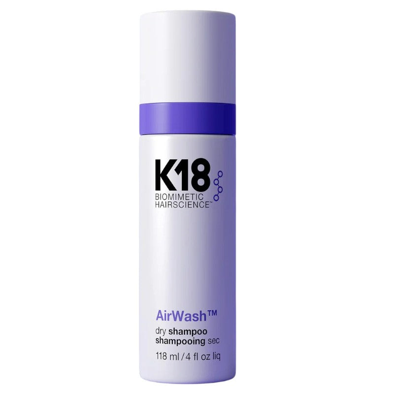 K18 AirWash™ Dry Shampoo – refreshing, lightweight dry shampoo to absorb oil and revive hair between washes, available online in Pakistan