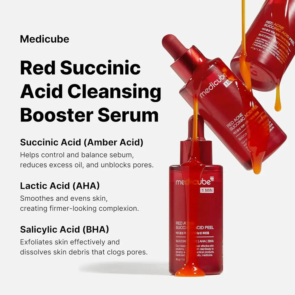 Medicube | Red Acne Succinic Acid Peel