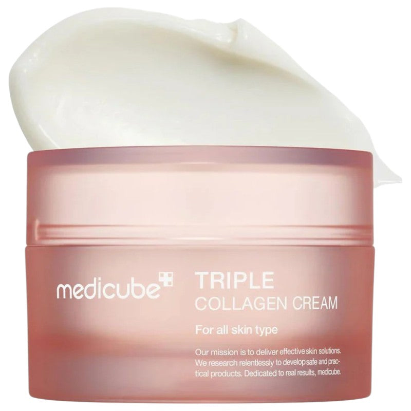 Buy authentic Medicube Triple Collagen Cream 4.0 in Pakistan at Makeup by Unzilay – original Korean anti-aging cream with triple collagen for firming, hydrating, brightening, and restoring skin elasticity with cash on delivery nationwide.