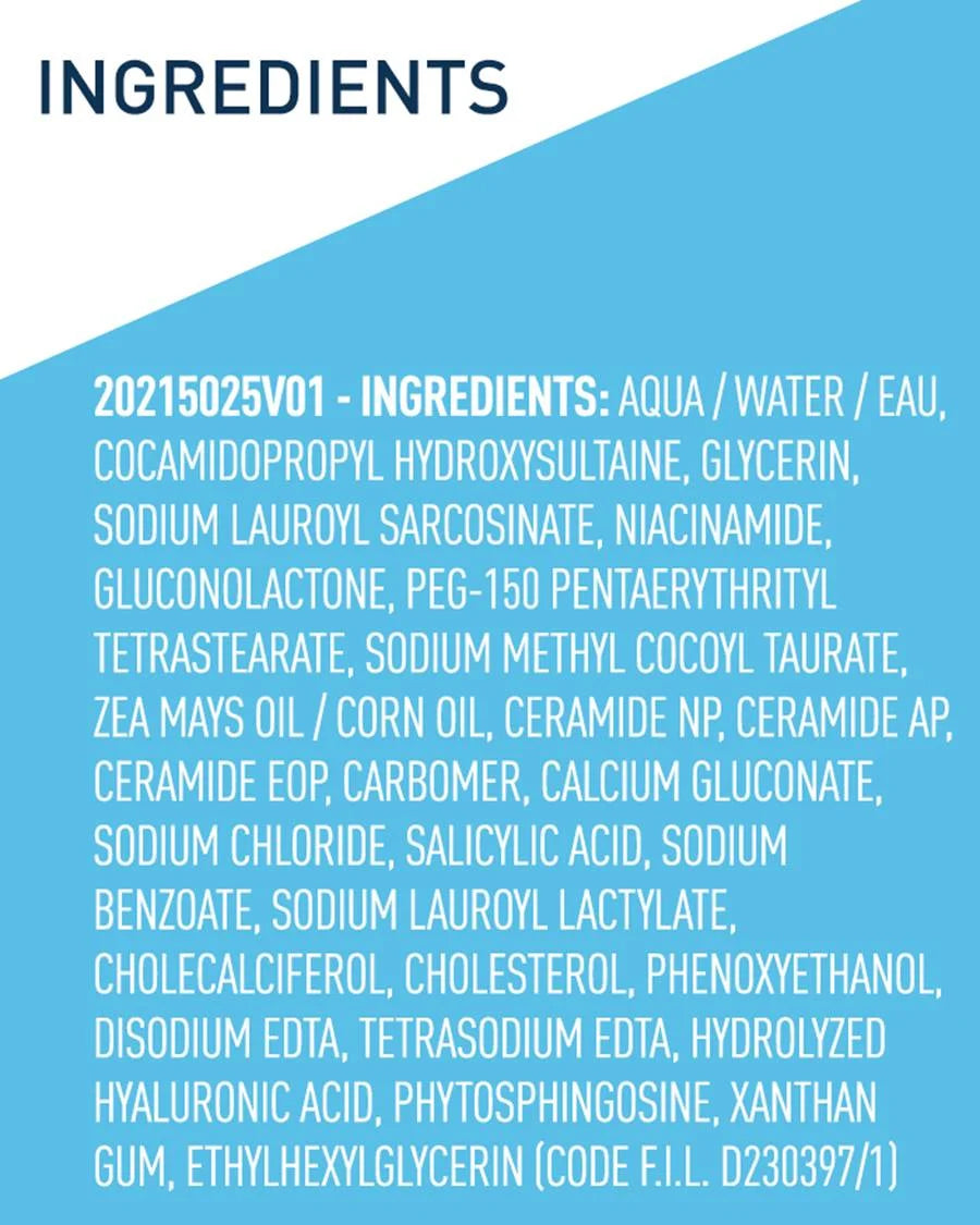 CeraVe | Acne Control Cleanser (Salicylic Acid) | acne-targeted