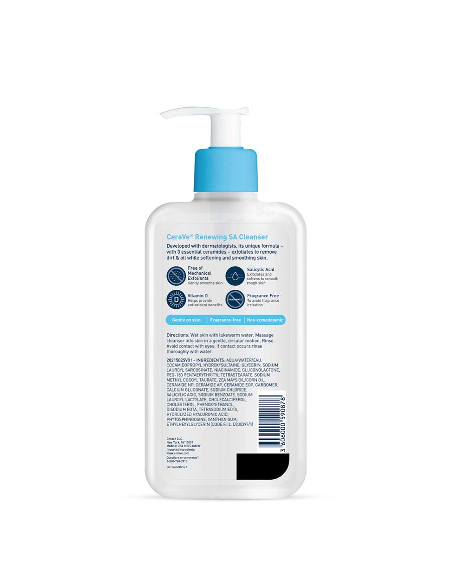 CeraVe | SA Smoothing/Renewing Cleanser | exfoliating, for rough/bumps