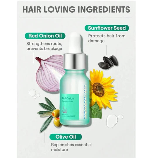 Shelgam - HAIR Red Onion Hair And Scalp Oil Clear
