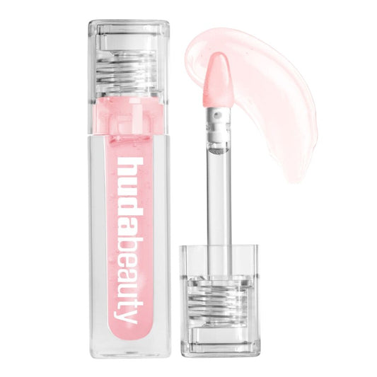 Huda Beauty Faux Filler Jelly Oil – nourishing plumping lip oil with glossy finish, hydrating and long-lasting shine, available online in Pakistan
