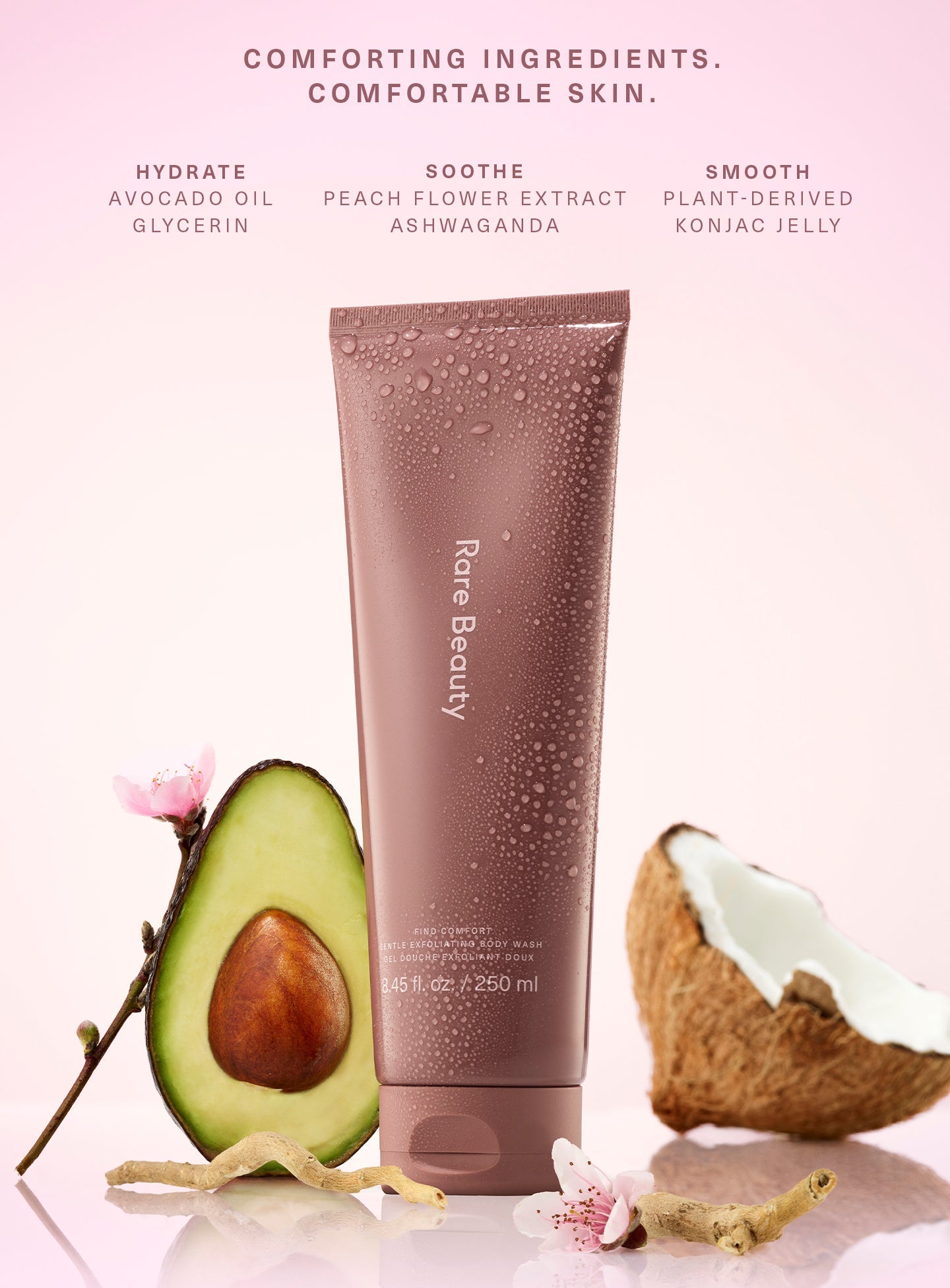 Rare Beauty | Find Comfort Gentle Exfoliating Body Wash Mini