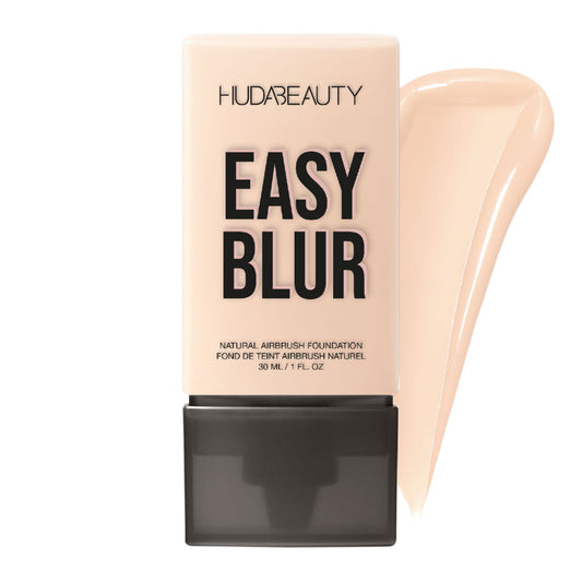 Huda Beauty Easy Blur Natural Airbrush Foundation with Niacinamide – lightweight foundation with skin-blurring effect, buildable coverage, infused with niacinamide for skincare benefits, available online in Pakistan
