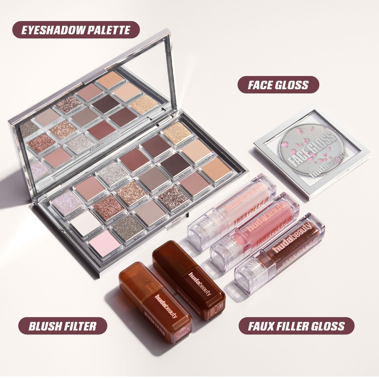 Huda Beauty | Icy Nude PH Face Gloss
