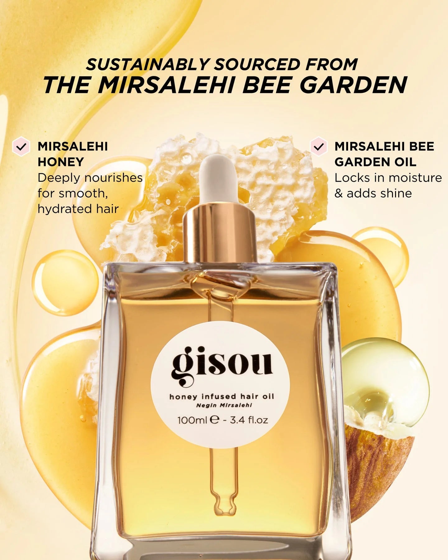 Gisou | Honey Infused Hair Oil