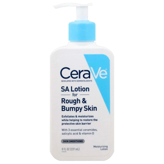 Buy CeraVe SA Renewing Lotion at best price in Pakistan – exfoliating lotion with salicylic acid for smooth healthy-looking skin, available online
