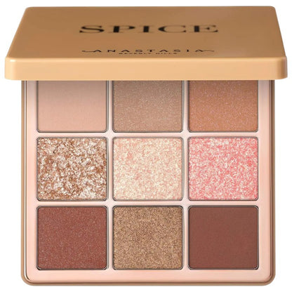 Anastasia Beverly Hills Mini Spice Eye Palette – travel-sized eyeshadow palette with warm matte and shimmer shades for everyday and evening looks, available online in Pakistan