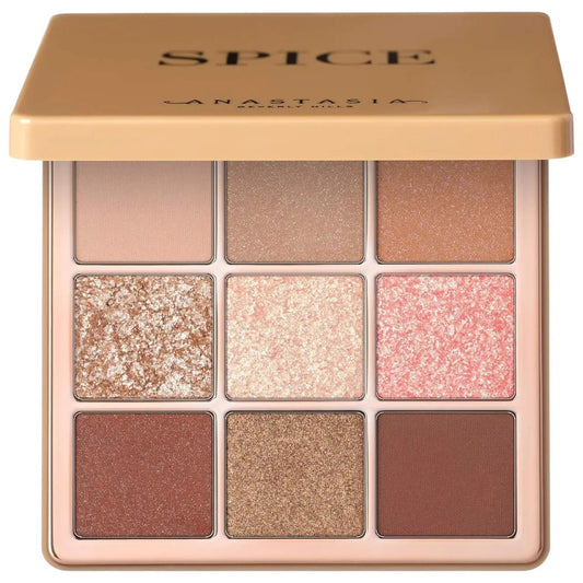Anastasia Beverly Hills Mini Spice Eye Palette – travel-sized eyeshadow palette with warm matte and shimmer shades for everyday and evening looks, available online in Pakistan