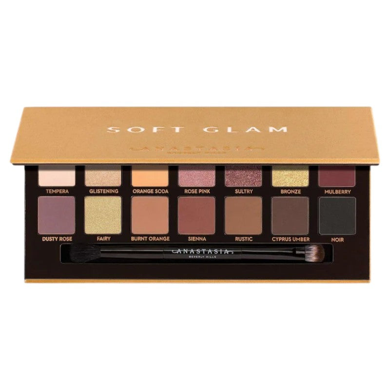 Anastasia Beverly Hills Soft Glam Eyeshadow Palette – versatile matte and shimmer shades for everyday and glamorous looks, available online in Pakistan