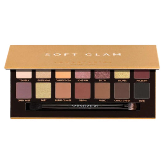 Anastasia Beverly Hills Soft Glam Eyeshadow Palette – versatile matte and shimmer shades for everyday and glamorous looks, available online in Pakistan