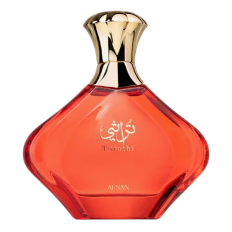 "Buy Afnan Turathi Red Eau De Parfum For Women 90ml in Pakistan – long-lasting luxurious floral-fruity fragrance perfect for daily wear and special occasions."