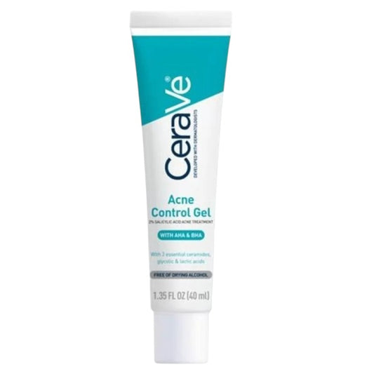 Buy CeraVe Blemish Control Gel at best price in Pakistan – AHA/BHA acne treatment gel for spot control and clearer skin, available online
