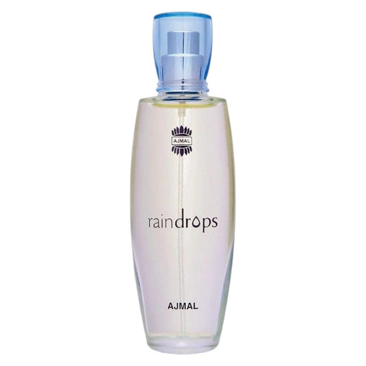 "Ajmal Raindrops Eau De Parfum 50ml – fresh long-lasting floral fragrance for women available in Pakistan."