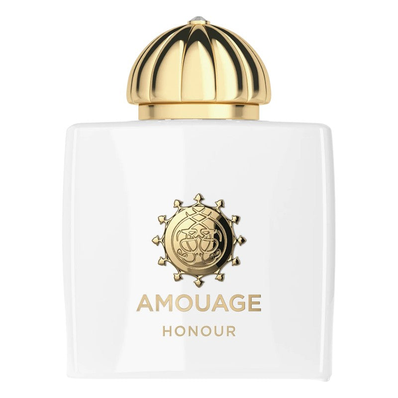 "Amouage Honour Woman Eau De Parfum 100ml – elegant long-lasting white floral luxury fragrance for women available in Pakistan."