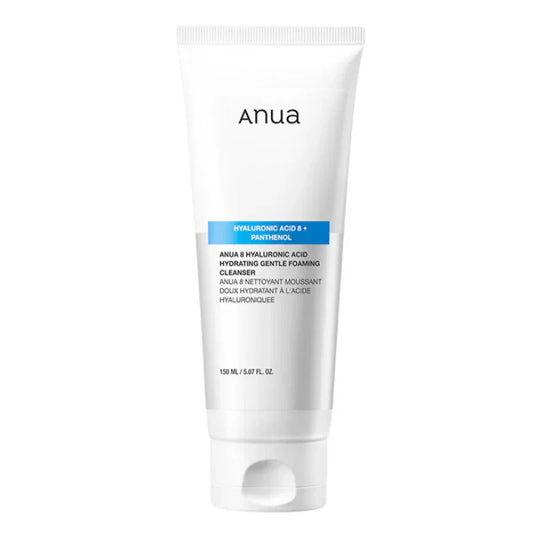 Authentic Anua 8 Hyaluronic Acid Hydrating Gentle Foaming Cleanser available online in Pakistan at Makeup by Unzilay – original Korean face wash with 8 types of hyaluronic acid for deep cleansing, hydration, and sensitive skin care with cash on delivery nationwide.
