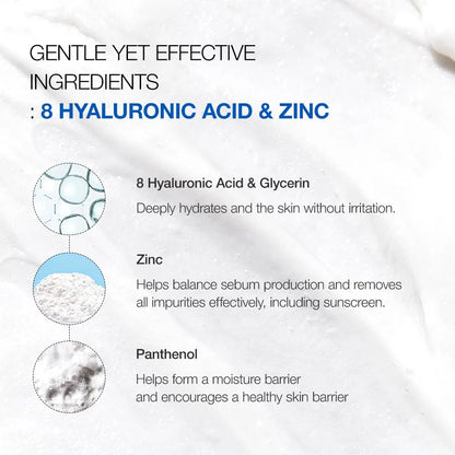 Anua | 8 Hyaluronic Acid Hydrating Gentle Foaming Cleanser