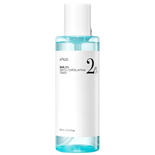 Authentic Anua BHA 2% Gentle Exfoliating Toner available online in Pakistan at Makeup by Unzilay – original Korean toner with 2% BHA for gentle exfoliation, pore cleansing, acne prevention, and smooth skin with cash on delivery nationwide.
