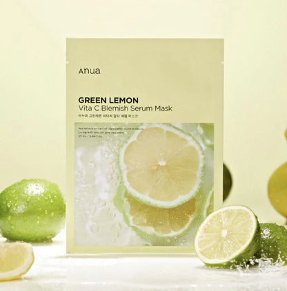 Anua | Green Lemon Vita C Blemish Serum Mask (25ml)