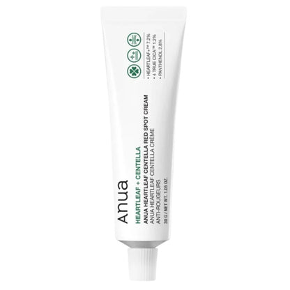 Authentic Anua Heartleaf Centella Red Spot Cream available online in Pakistan at Makeup by Unzilay – original Korean spot treatment cream with heartleaf and centella extracts for reducing acne, calming redness, and repairing blemishes with cash on delivery nationwide.
