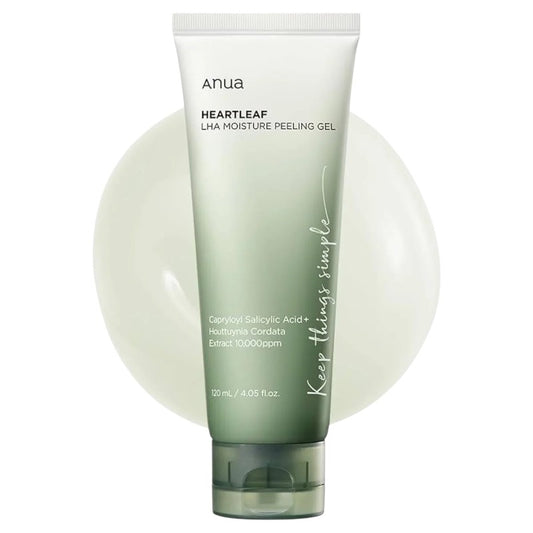 Authentic Anua Heartleaf LHA Moisture Peeling Gel available online in Pakistan at Makeup by Unzilay – original Korean exfoliating gel with LHA and heartleaf extract for gentle dead skin removal, hydration, and smooth glowing skin with cash on delivery nationwide.
