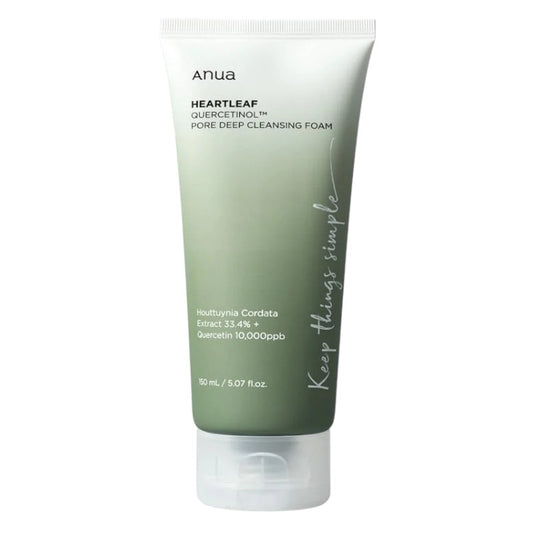 Authentic Anua Heartleaf Quercetinol Pore Deep Cleansing Foam available online in Pakistan at Makeup by Unzilay – original Korean skincare face cleanser for deep pore cleansing, oil control, and acne-prone skin with cash on delivery nationwide.
