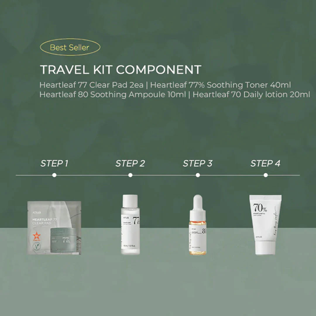 Anua | Heartleaf Soothing Trial Kit