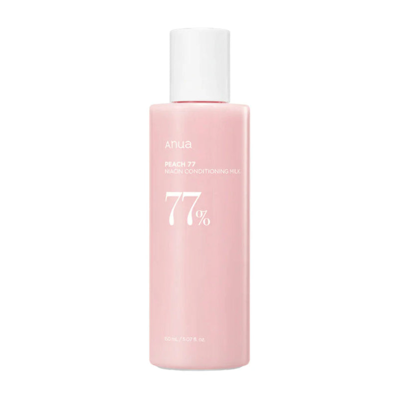 Authentic Anua Peach 77 Niacin Conditioning Milk available online in Pakistan at Makeup by Unzilay – original Korean skincare lotion with 77% peach extract and niacinamide for brightening, hydration, and glowing skin with cash on delivery nationwide.

