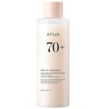 Authentic Anua Rice 70 Glow Milky Toner available online in Pakistan at Makeup by Unzilay – original Korean skincare toner with 70% rice extract for brightening, hydration, and glowing skin with cash on delivery nationwide.
