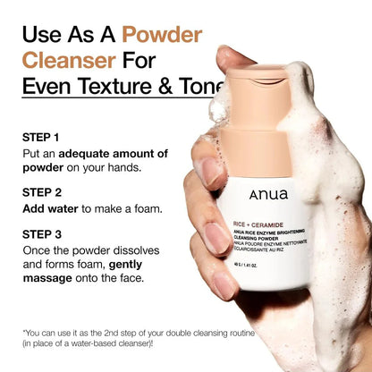 Anua | Rice Enzyme Brightening Cleansing Powder