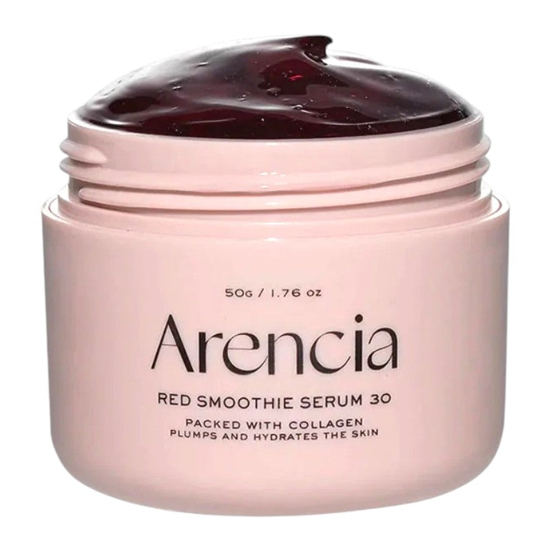 “ARENCIA Fresh Red Smoothie Serum 30 50g – antioxidant hydrating face serum for radiant and healthy-looking skin available in Pakistan”