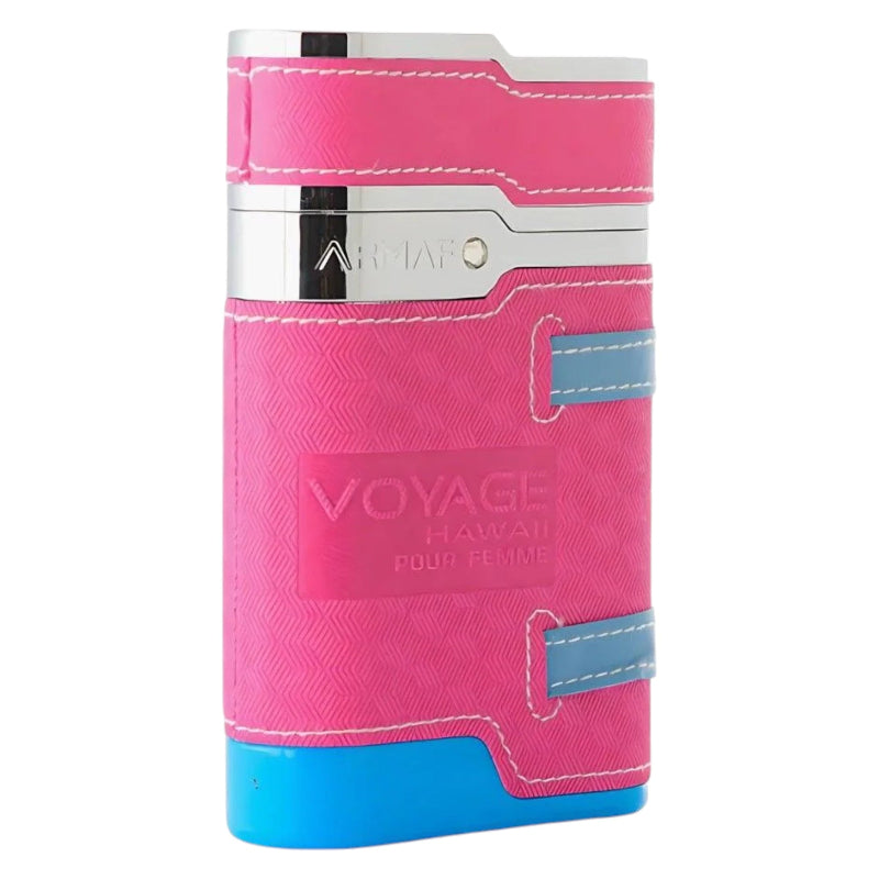 "Armaf Voyage Hawaii Pour Femme Pink Eau De Parfum 100ml – long-lasting floral fruity fragrance for women available in Pakistan."
