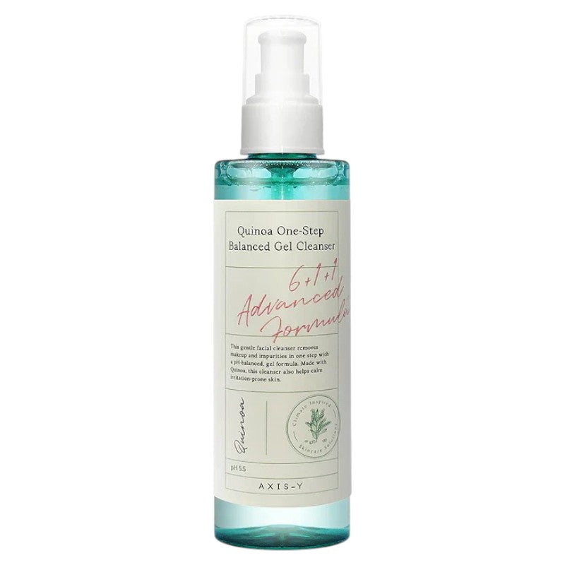 AXIS-Y Quinoa One Step Balanced Gel Cleanser – Korean gentle gel cleanser with quinoa for balanced, hydrated, and smooth skin suitable for all skin types in Pakistan