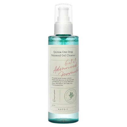 AXIS-Y Quinoa One Step Balanced Gel Cleanser – Korean gentle gel cleanser with quinoa for balanced, hydrated, and smooth skin suitable for all skin types in Pakistan