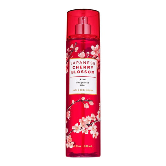 "Buy Bath & Body Works Japanese Cherry Blossom Fragrance Mist 236ml in Pakistan – long-lasting sweet floral body mist with cherry blossom notes for women."