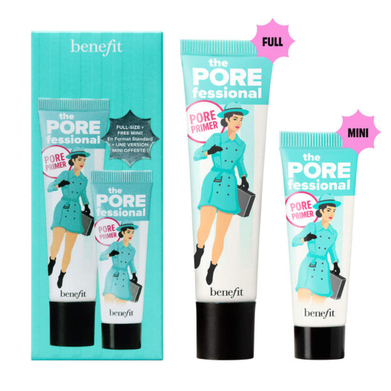 Benefit Cosmetics Extra POREfessional Full-Size and Mini Smoothing Pore Primer Kit – long-lasting, pore-minimizing makeup primer set, available online in Pakistan