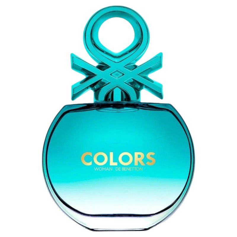 "Benetton Colors Woman Blue Eau De Toilette 80ml – long-lasting fresh floral fruity fragrance for women available in Pakistan."
