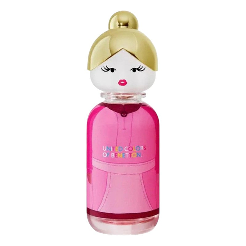 "Benetton Sisterland Pink Raspberry Eau De Toilette 80ml – long-lasting fruity floral fragrance for women available in Pakistan."