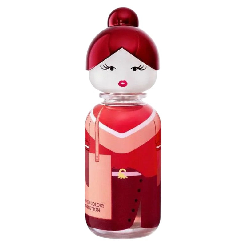 "Benetton Sisterland Red Rose Eau De Toilette 80ml – long-lasting fresh floral fruity fragrance for women available in Pakistan."