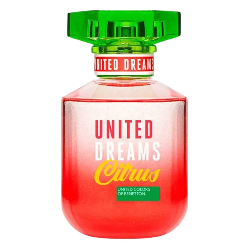 "Benetton United Dreams Citrus For Her Eau De Toilette 80ml – long-lasting fresh citrus floral fragrance for women available in Pakistan."